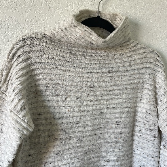 Madewell Marled Belmont Donegal Mock Neck Sweater Small - Picture 3 of 8